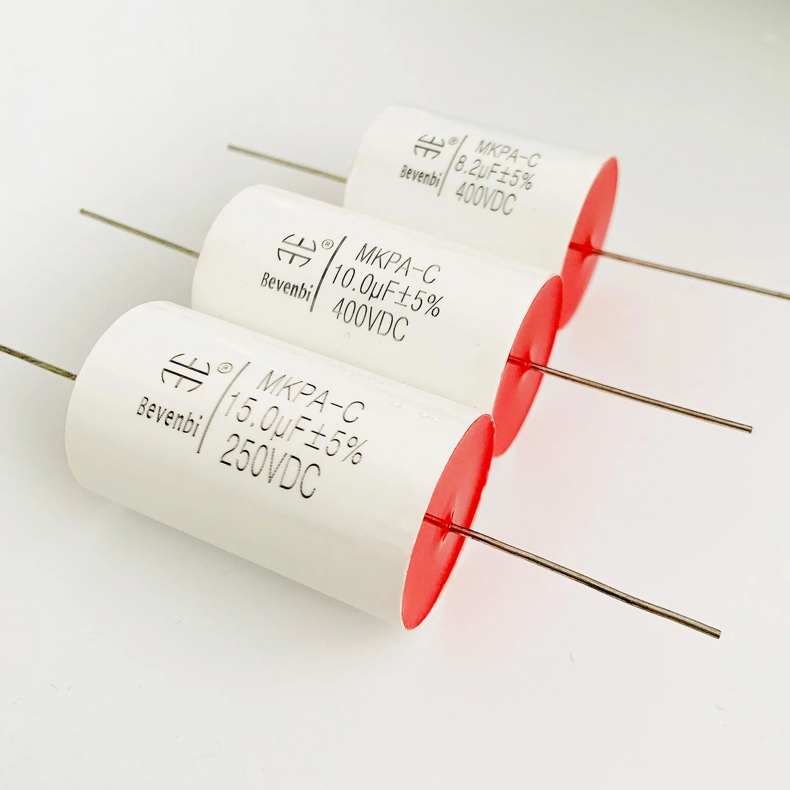 Polarized Non Polar High Frequency Capacitor Polypropylene Film Capacitor 400V Audio Frequency Divider/ Circuits China White Red