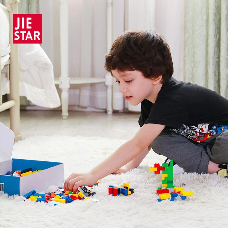 JIESTAR TOY 1000 pcs Classic Bulk Small Block Classic Building Bricks Set Basic Building Blocks Compatible with All Major Brands