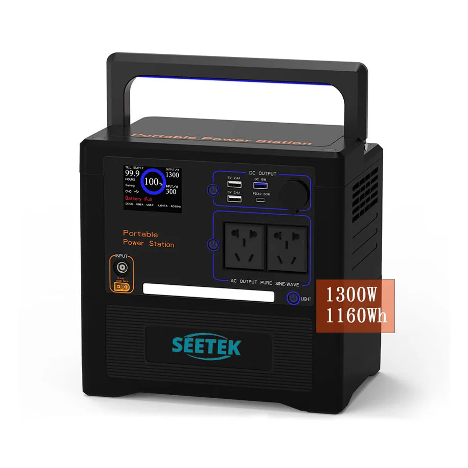 Seetek Share Power Bank Rental 1300w 1160wh Ac Solar Powered Charging Stations