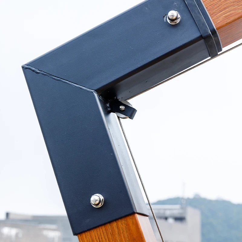 LOGO custom pagoda cantilever 3m square round windproof sun patio outdoor umbrella parasol & marble base