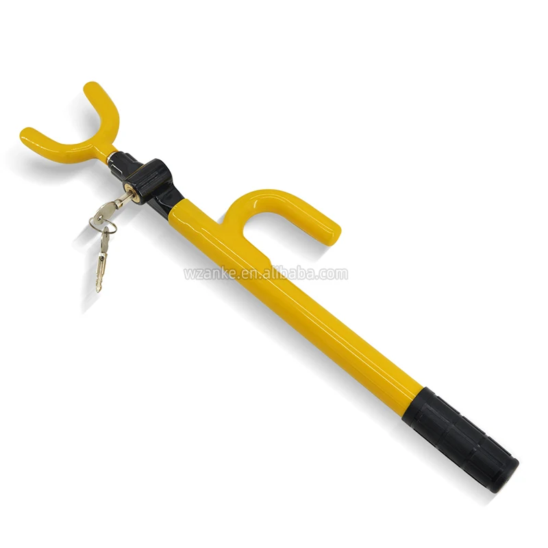 Heavy Duty Vehicle Safety Rotary Adjustable Lock Universal Anti-Theft Clamp Steering Wheel Lock