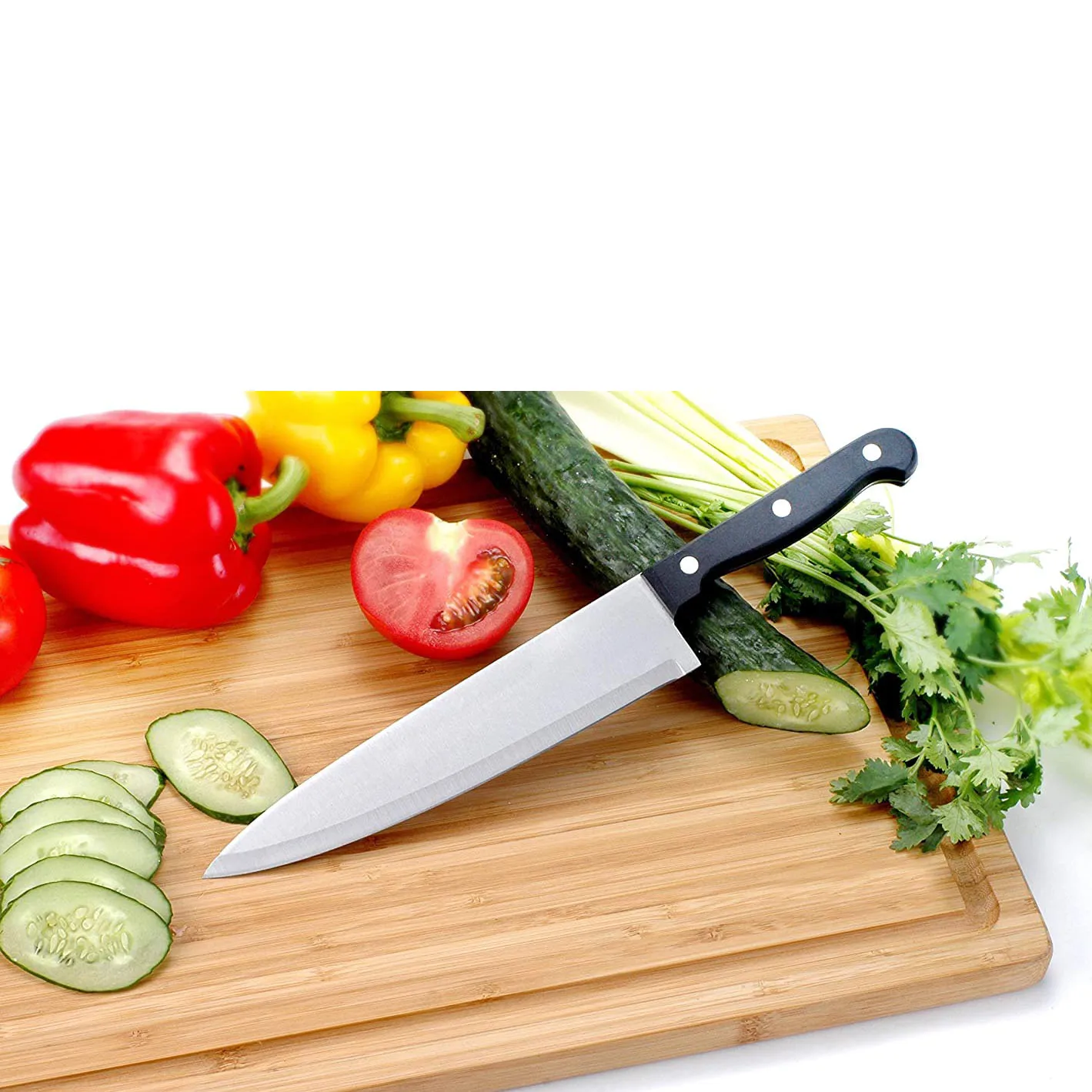 Оптовая продажа большая бамбуковая разделочная доска для мяса с емкостью сока кухонная