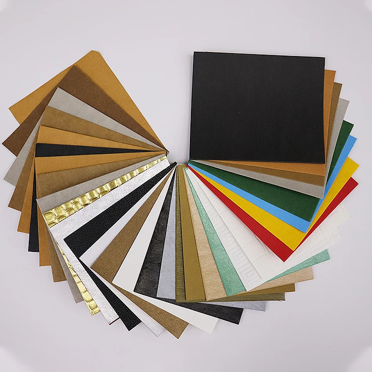 Boze Cigno Eco-friendly Recyclable Waterproof Embossed PU Leather Bag Making Kraft Tex Paper Fabric Washable Crafts Accessories