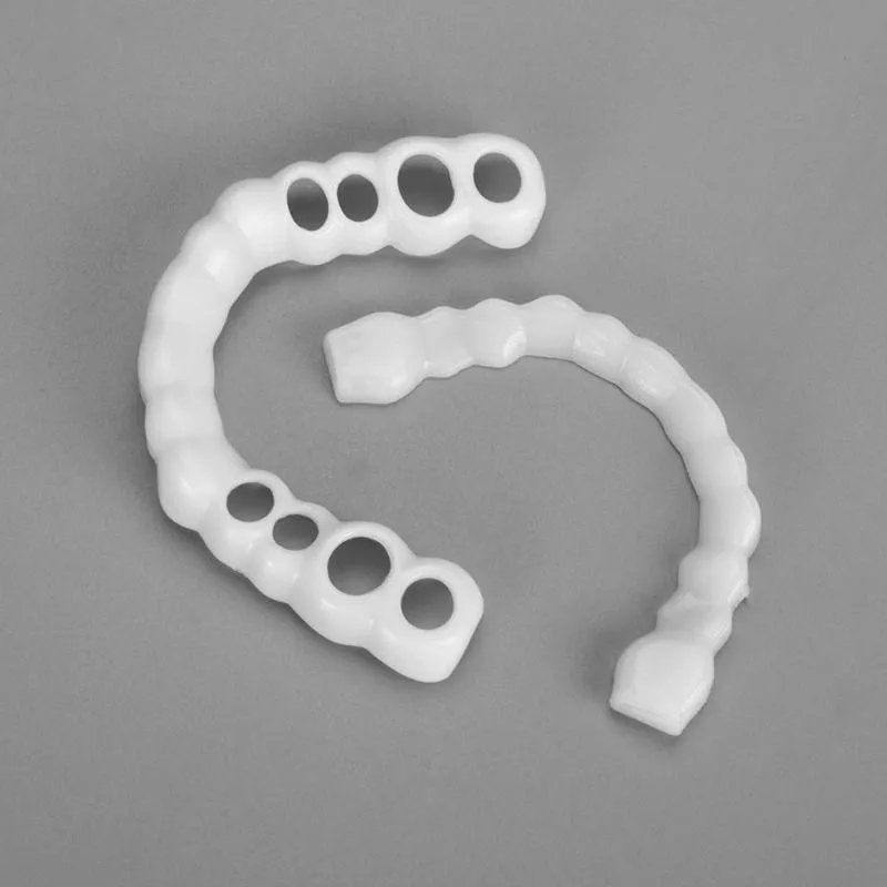 Зубной шлейф идеальная защелка на улыбке Искусственные зубы виниры для обучения и временные брекеты закрывают Несовершенные зубы