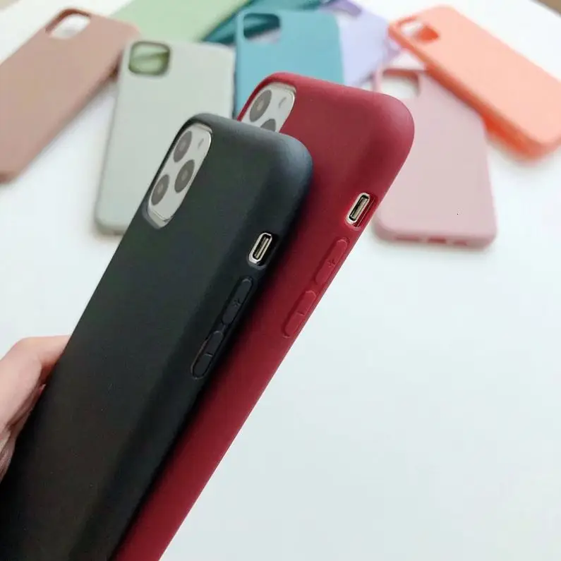  Мягкий резиновый чехол с индивидуальным логотипом для iPhone 12 mini pro max 11 XS