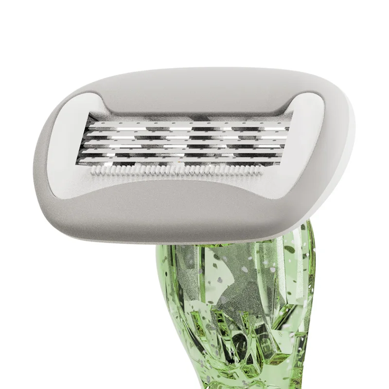 wholesale 5 blades high quality  women shaving razor with extra replaceable razor cartridge