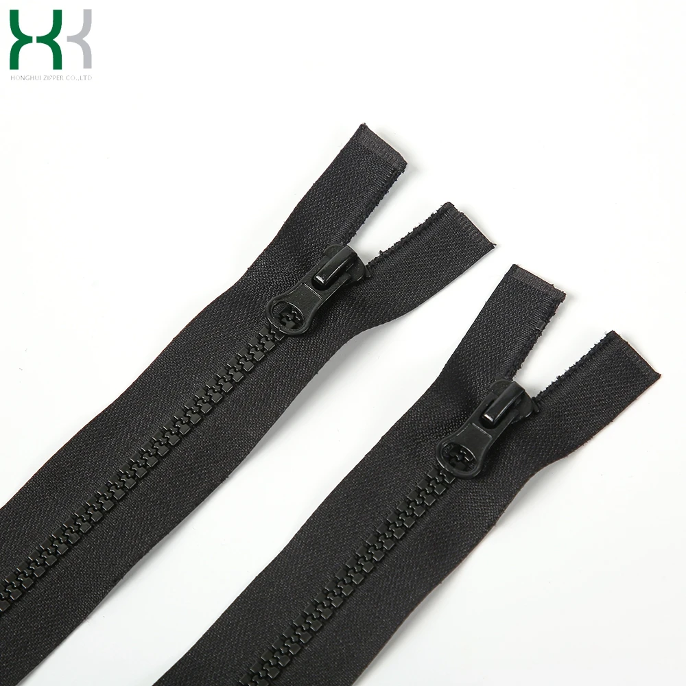 customized high quality 5# black resin zipper fashion design waterproof zip