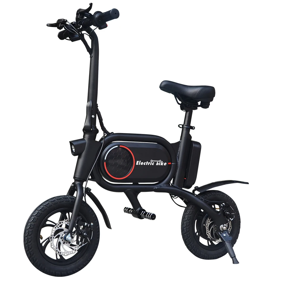 Europe Eu Warehouse Free Dropship Popular folding 12 Inch City Bike Smart Electric Power Bicycle  350w  Electric Bike