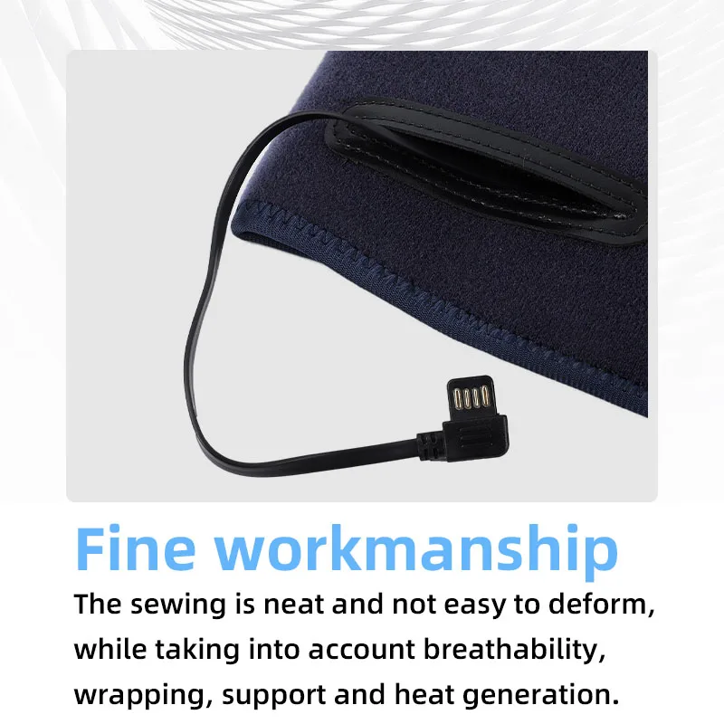 Heating and Vibrating Knee Massager Heating Pad Knee Brace Wrap for Relief Arthritis Knee Shoulder Pain