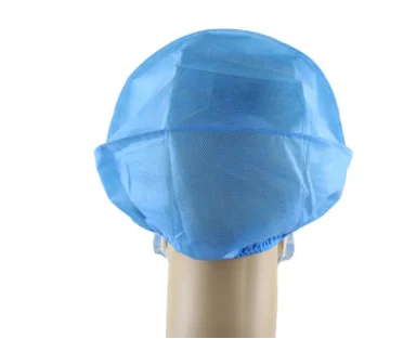 Evereast Medical Disposable Non-Woven PP Bouffant Caps Surgical Cap Doctor Nurse Clip Cap