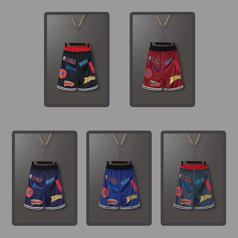 
China Factory Fashion Design Wholesale Cheap Custom Dry Breathable Training Basketball Shorts Digital printing process 