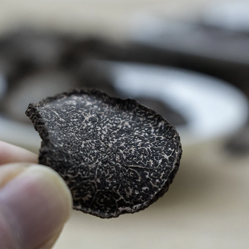 high quality dried black truffle DETAN dried black truffle slices wholesale price