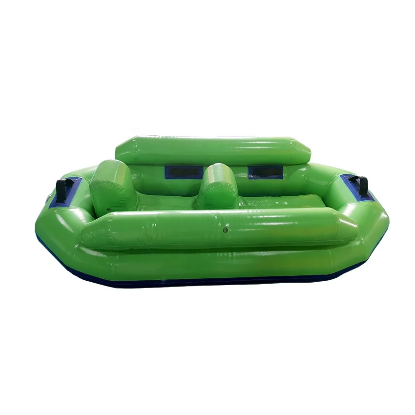 
 Надувная Брезентовая лодка из ПВХ для рафтинга со стеклянной горкой  