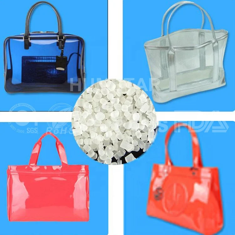 pvc compound resin pvc grain pvc particle for crystal jelly handbag bags