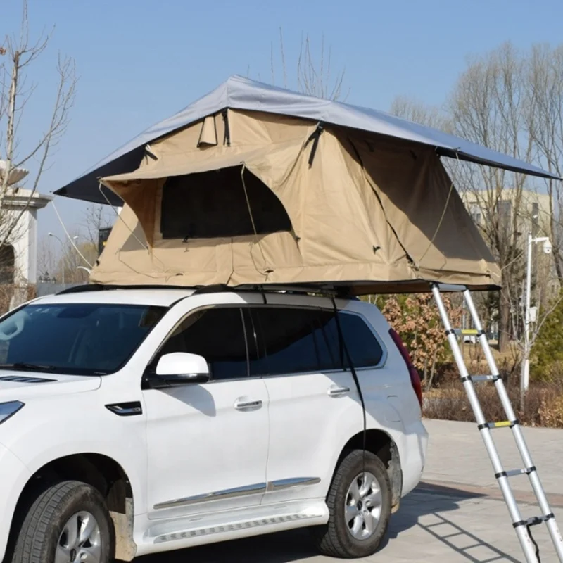 LLOYDBERG Soft Shell Roof Top Tent With Annex Car Roof Tent for Track Four-Season Rooftop Tent For Sale