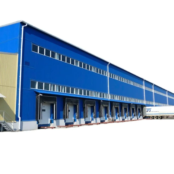 Large Span Steel Frame Warehouse Cheap Storage High Rise Metal Building Structure for