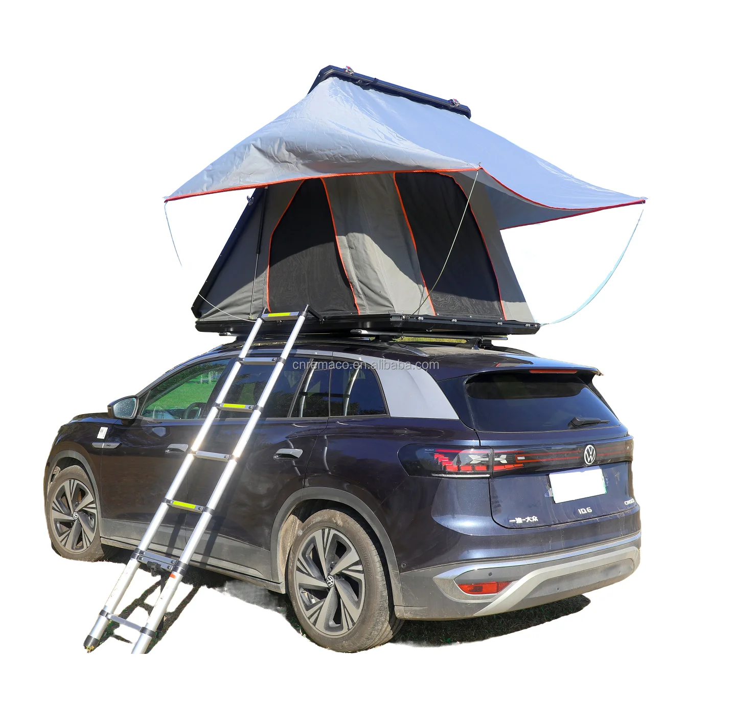 2024 Aluminum hardtop 3 people truck hard shell RTT triangle roof top tent rooftop tent