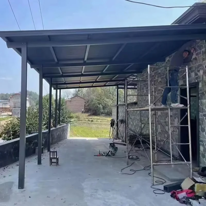 Outdoor Waterproof Aluminum Roof Gazebo Insulated Pergola Carport Double Layer Aluminium Sandwich PU PVC Panels Pavilion Product