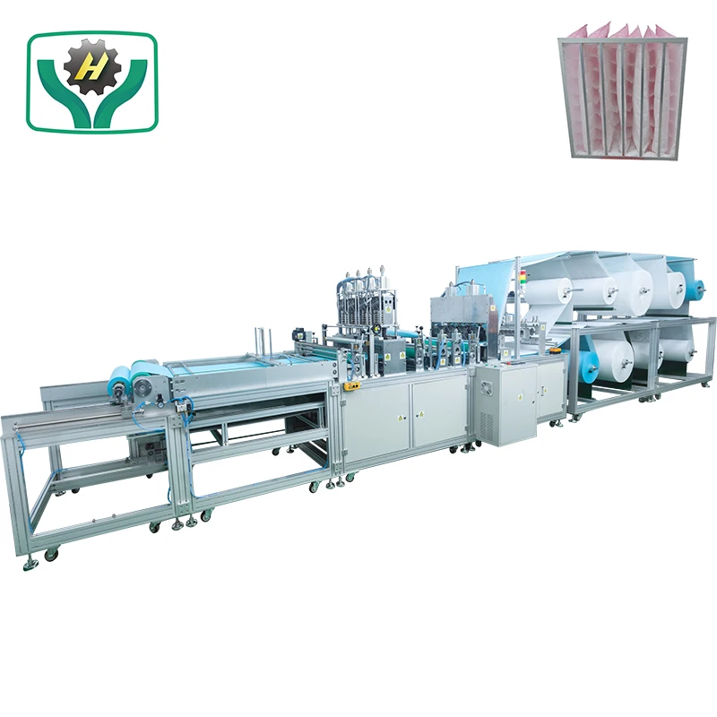 Custom Sliced Rewound Disposable Nonwoven Air Conditioner Filter Ultrasonic Making Equipment