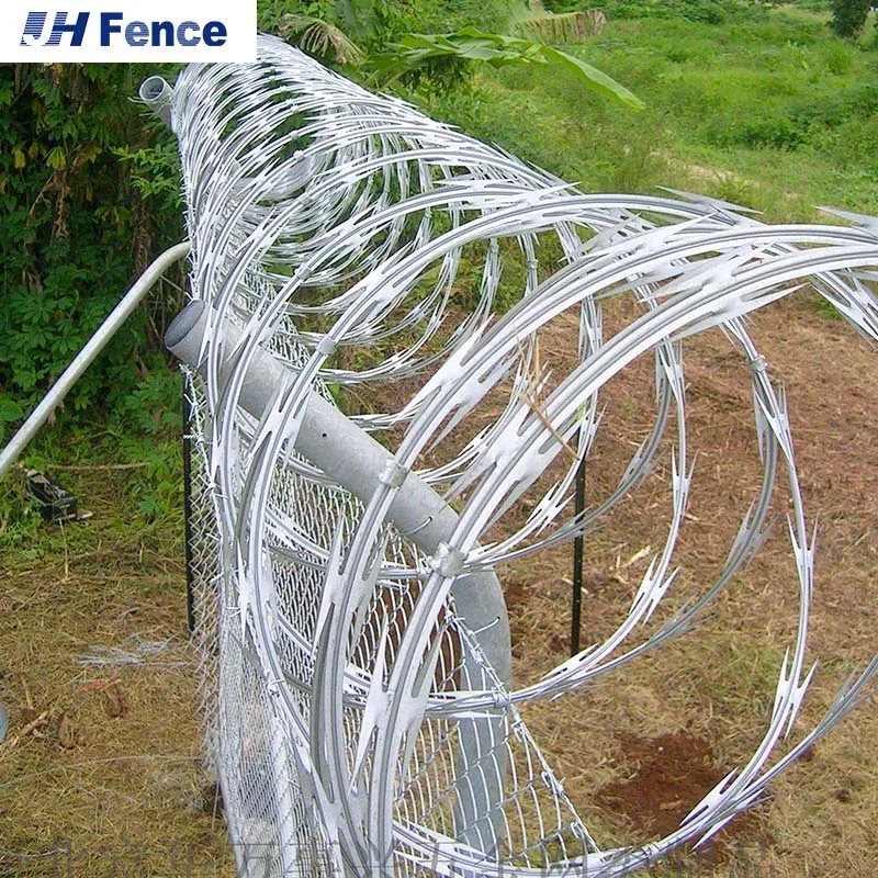 Manufacturer Free Razor Wire Hot Dip Galvanized Iron Wire Galvanized Farm Fence Single Razor wire