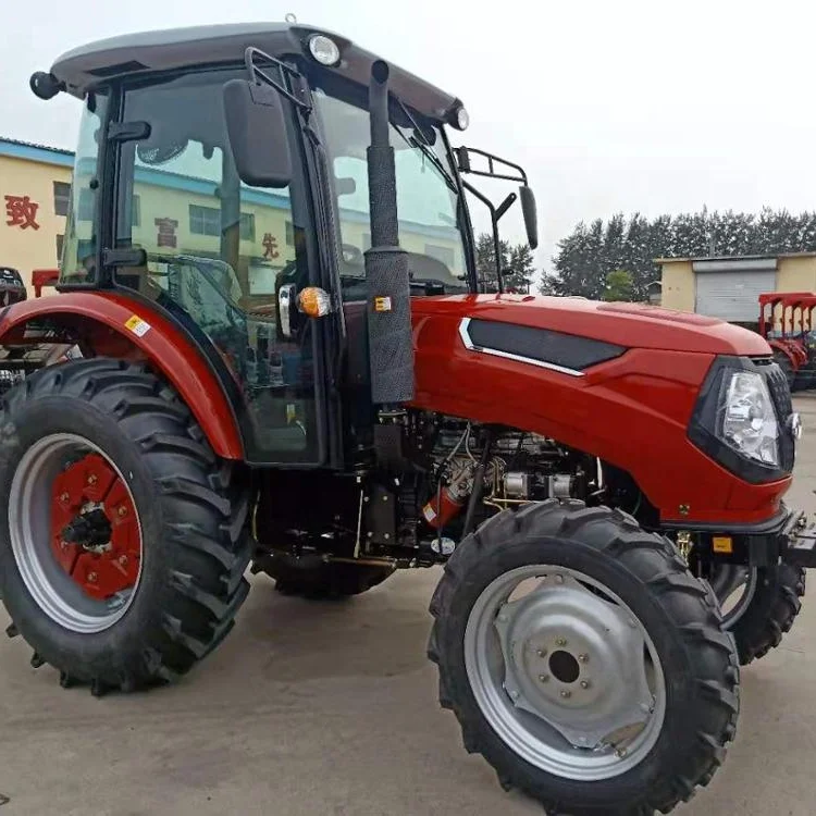  4 колеса привода 80HP фермерский трактор YF804 для