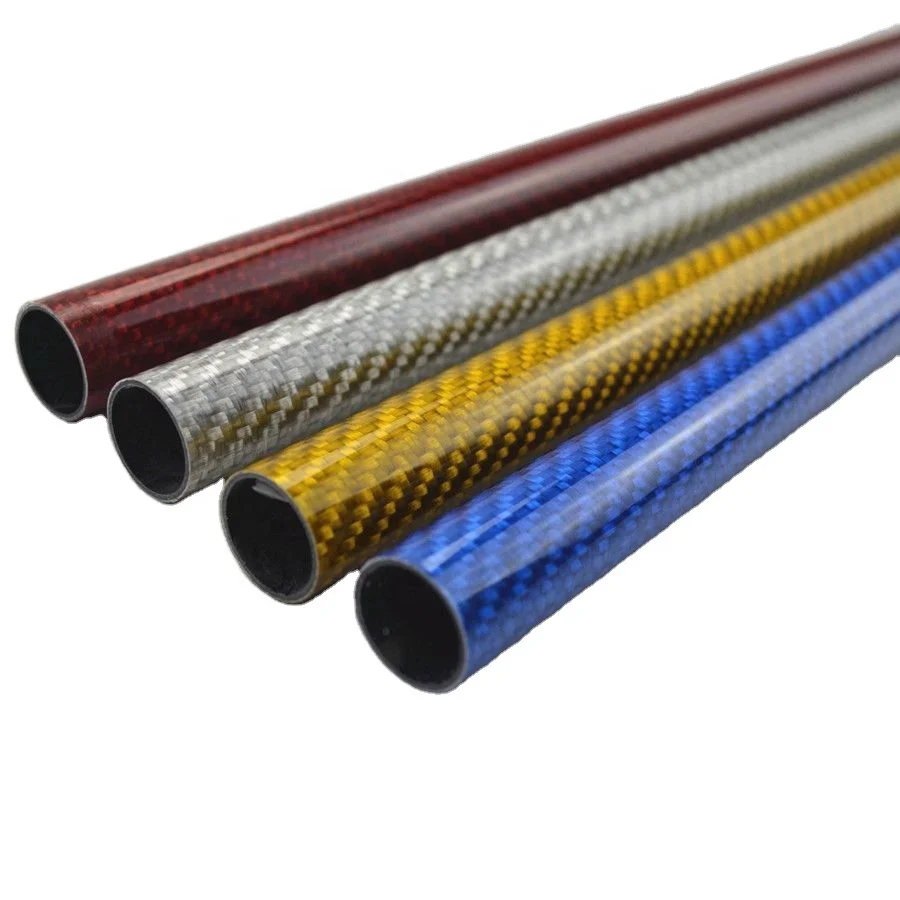 Special hot selling carbon fiber products hot roll wrapped 3k carbon fiber tube