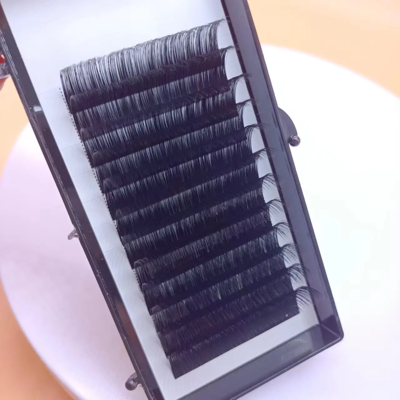 Korean silk eyelash extension cashmere soft and dark matte individual eyelash extension wholesale