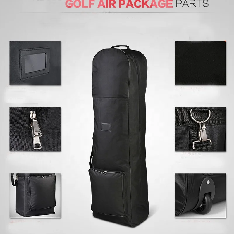 Waterproof cover golf  travel custom golf club travel bag with wheels