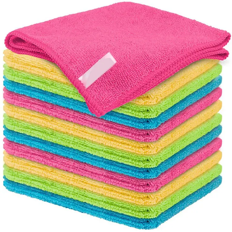 40X40 80 Polyester 20 Polyamide Clean Microfiber Cleaning Cloth Kitchen Car Wash Microfiber Towel For Washing Car