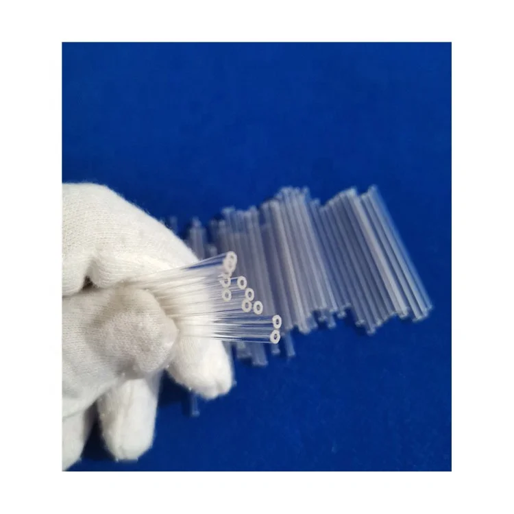 Customized transparent small diameter glass quartz capillary tube