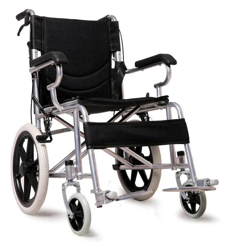 HICOMED 16' High Quality Manual Folding Wheelchair Good Price Lightweight Wheelchair For Wholesale