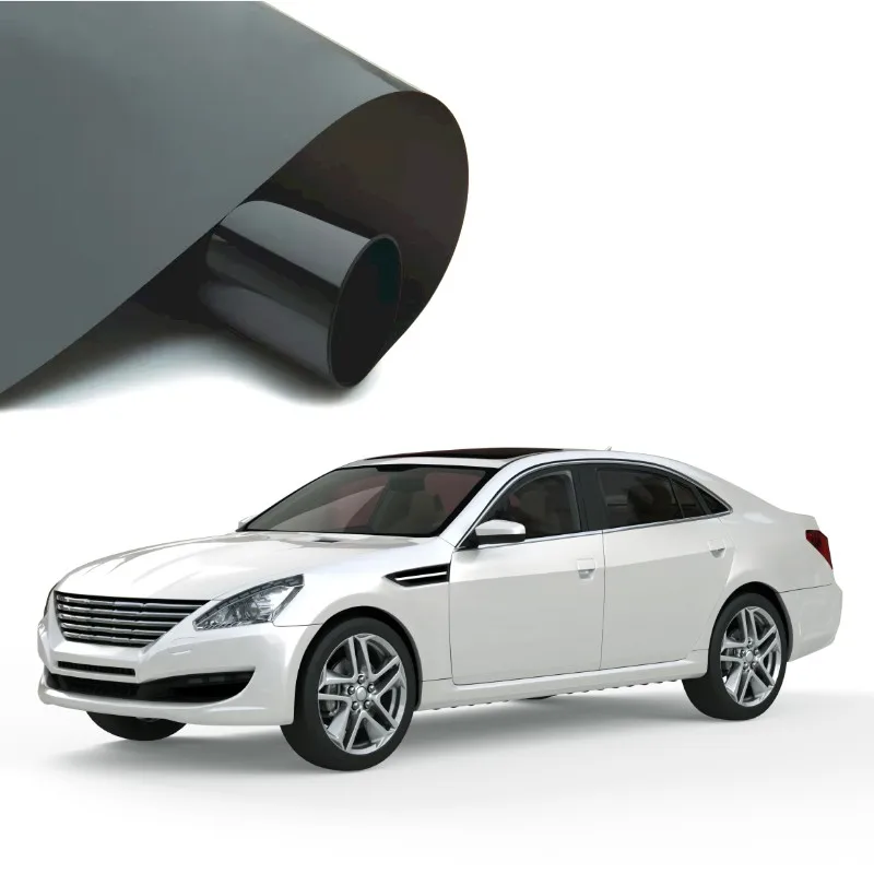 CNN10 GLUE DYED WINDOW FILM VLT 10% IR CUT 70%  UV 99% WINDOW TINT FILM ECONOMIC DYED WINDOW FILM