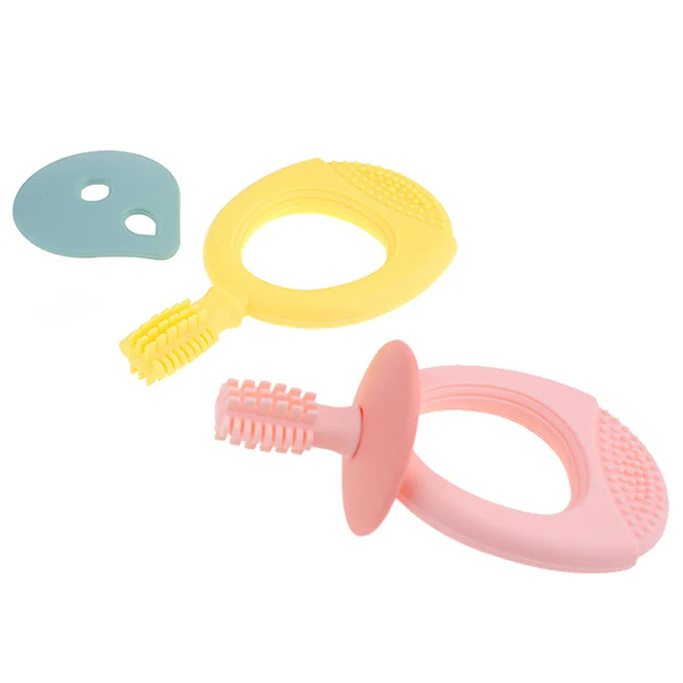 Baby toothbrush molar Rod baby teether0-1-2-3Year-Old silicone tooth training children