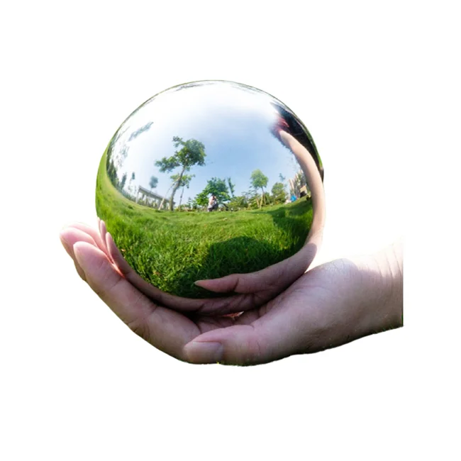 custom size color fountain ball Stainless steel 304 metal hollow fountain ball Outdoor landscape decoration large fountain ball