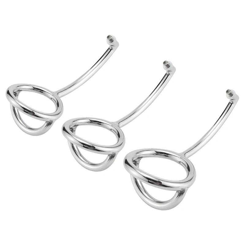 304 Stainless Steel Multifunctional Male Chastity Device Penis Ring Anal Expansion Plug Adult Toys
