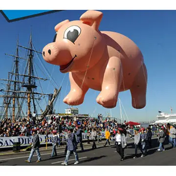 Giant inflatable flying pig inflatable fly pig inflatable pink pig costume