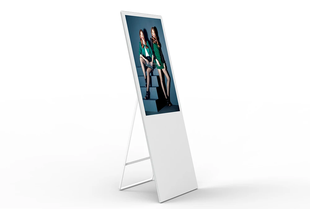Floor Stand LED Poster USB WIFI LED Mirror Screen P2.5 Video Display Advertising HD Digital Display For Store