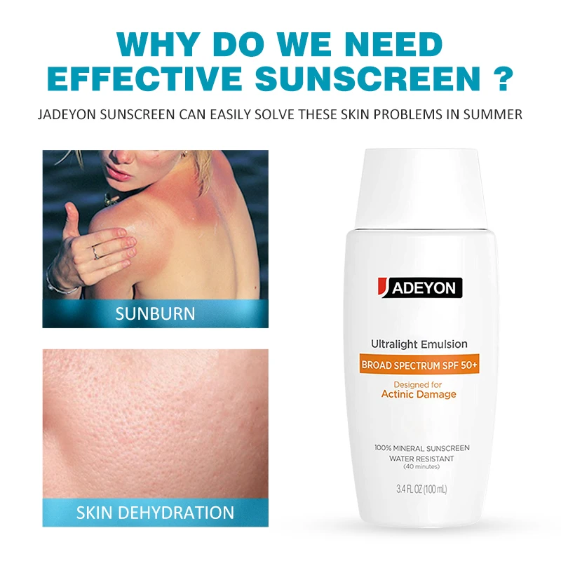 Dermatologist Recommended Compliant Travel Non-Greasy Moisturizing Anti-Uva Uvb Face Skin Care Tinted Sunscreen Product