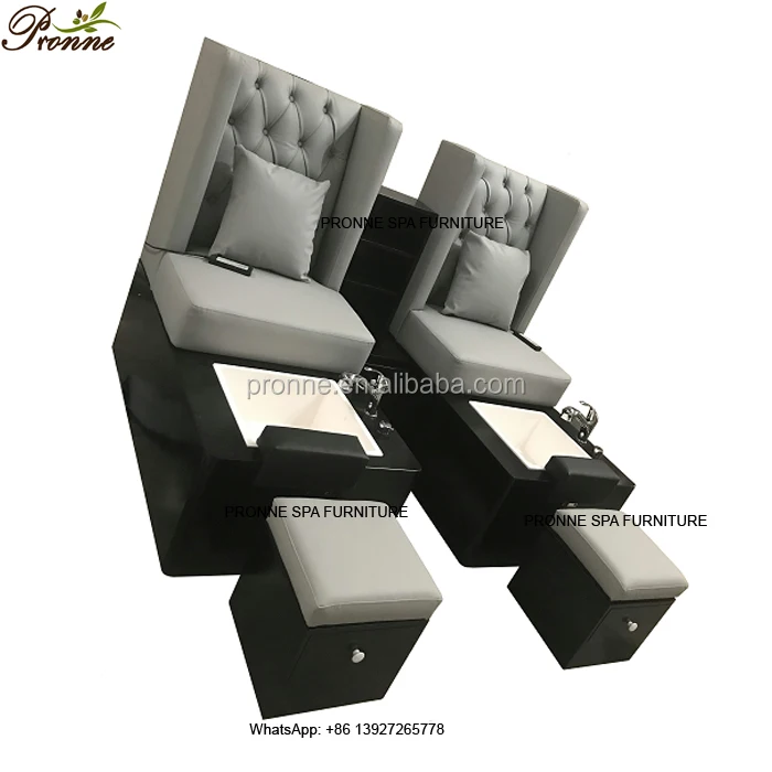 Germany Beauty Salon Classic Vibration Massage Wholesale Pedicure Chair With Stool