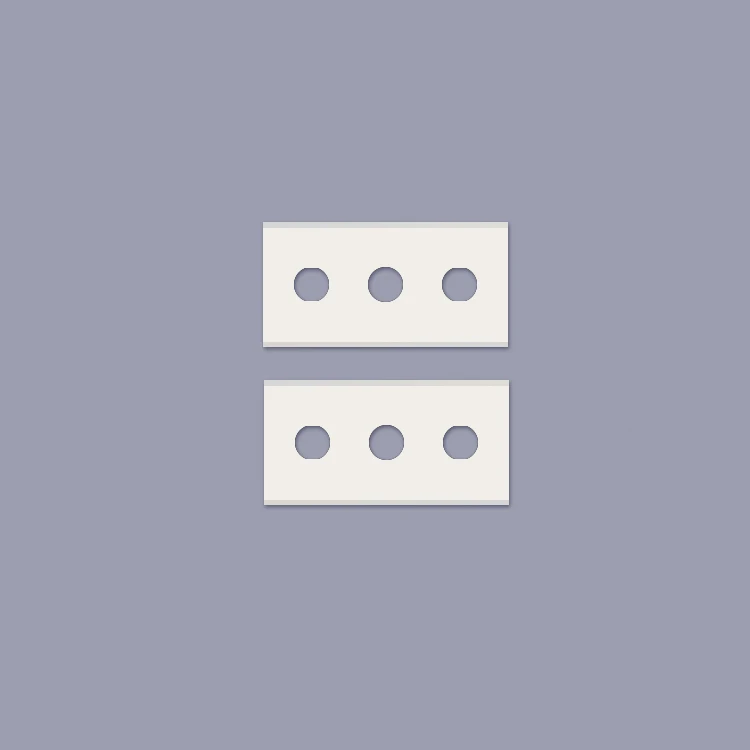 Supply 3-hole blade, ceramic blade