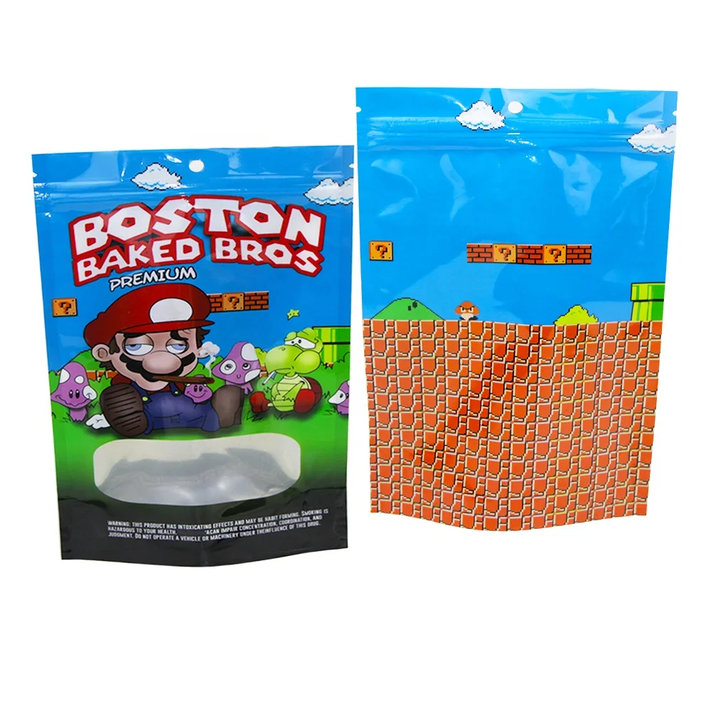 
 7 г, устойчивый к запаху двойной замок-молния, ручка N RIP, выход, ребенок, противоударный пакет из майлара для легальных лекарств  