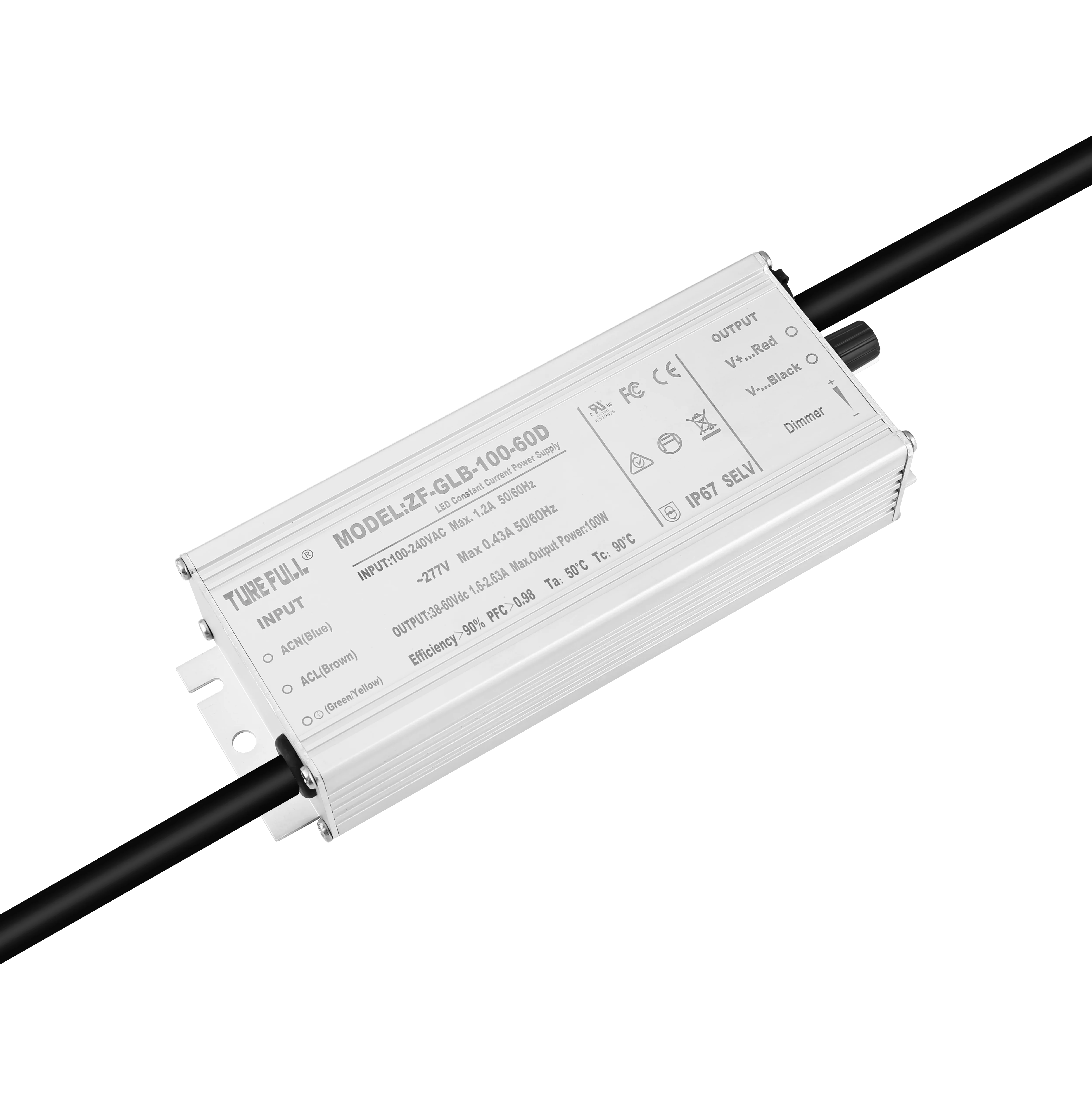 100W 150W 200W 240W 320W 400W 480W 720W Waterproof 0-10V Knob Dimmable LED Driver Power Supply Network Port Hot Sale Easy to Use