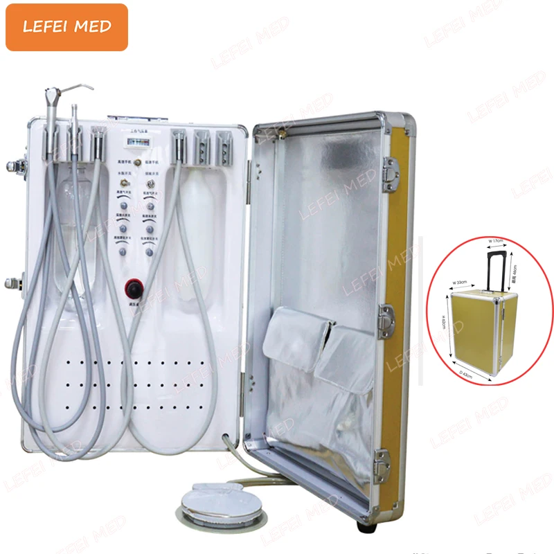 LFDEN-Q30 Top quality dental turbine portable machine Super mini dental unit Newest Hot Selling portable mobile dental chair