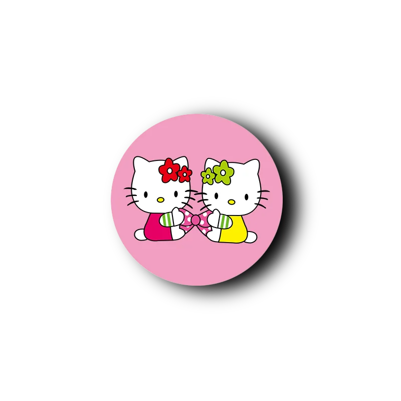 Customize Logo UV Printing Blank Grip Holder Poppings Socket Lovely Cartoon Kitty Cell Phone Sockets Promotional Gifts Wholesale