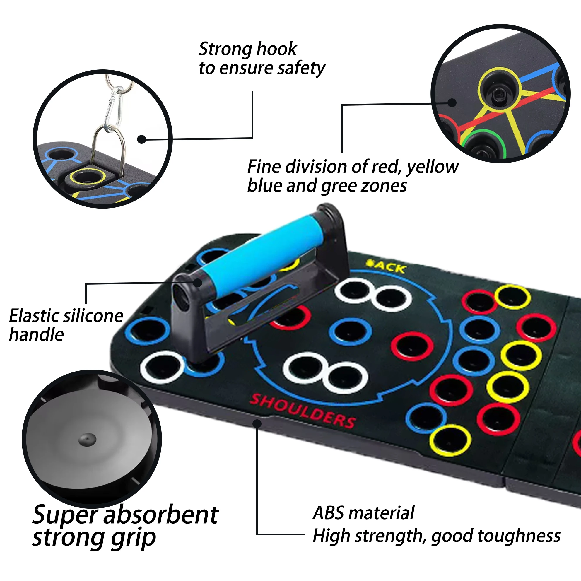 NQ SPORTS Best Selling Multi-Function Push up Board Body Building Fitness Workout Exercise Equipment