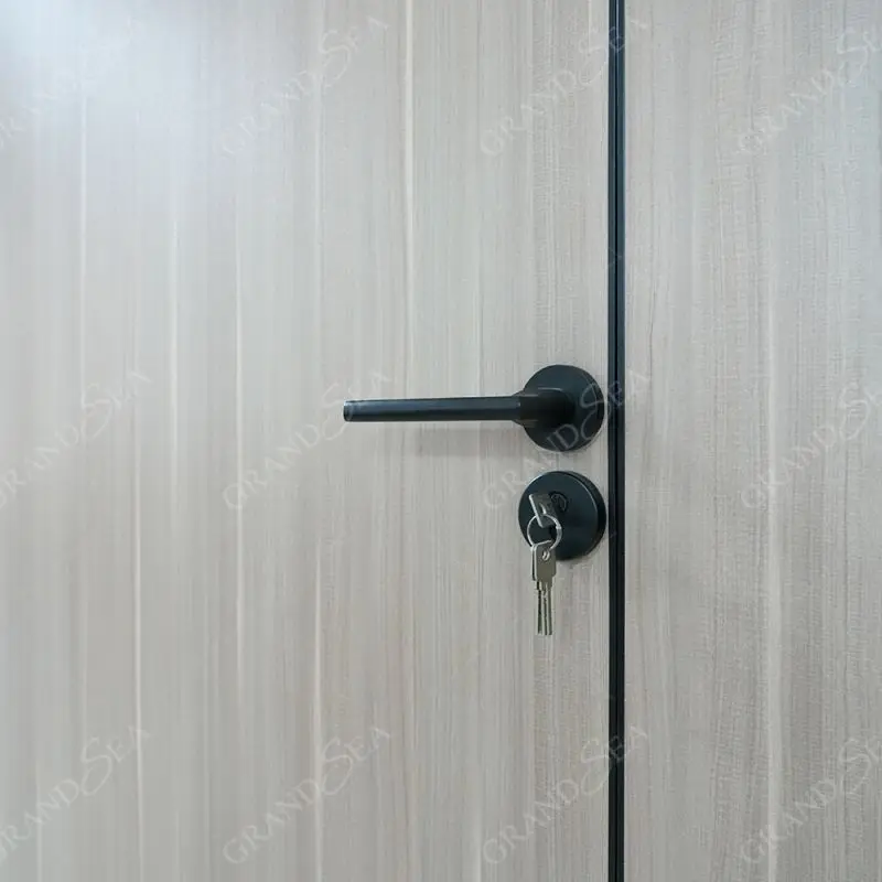 Inexpensive Customized Hidden Wood Grain Invisible Wooden Door For Living Room Cheap Price Interior Solid Wood Invisible Door