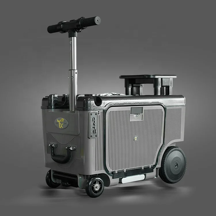factory bluetooth 20 inch smart following luggage suitcase with bluetooth USB charging LED light