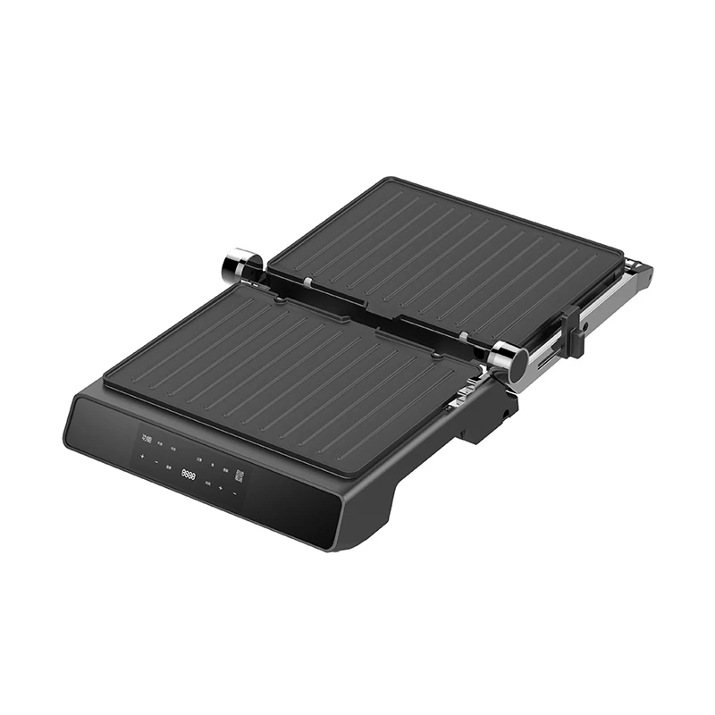 factory wholesale 2200w muti-function oilless cool touch handle Grill 4 Slice Detachable Contact Gril with pp panel