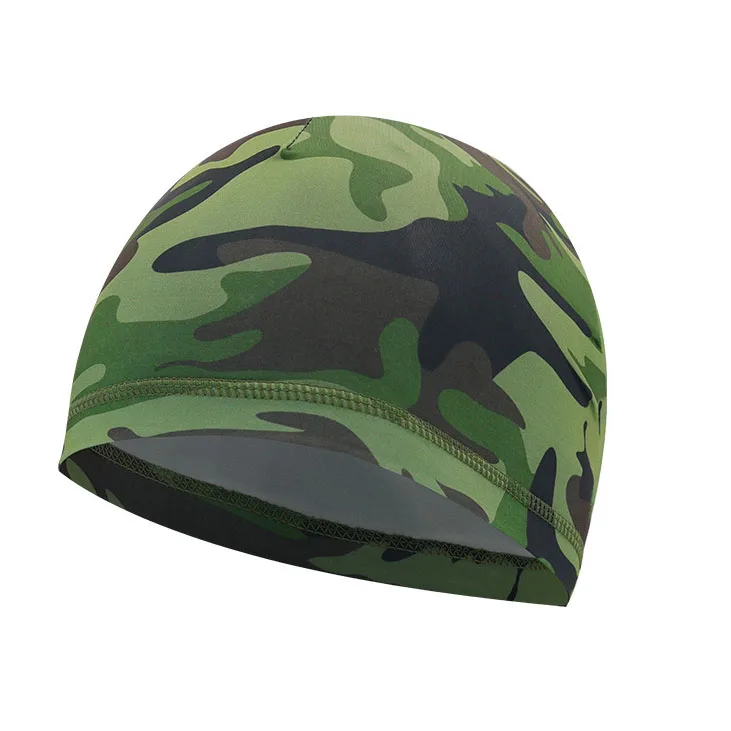 LRT Moisture Wicking Safety Helmet Inner Liner Skull Cap Custom Quick Dry Camouflage Cycling & Mountaineering Skull Cap