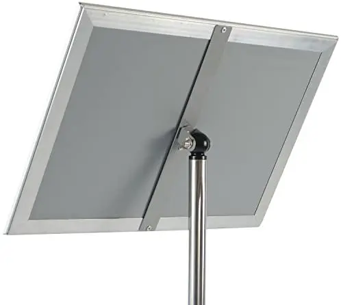 Полированная алюминиевая напольная стойка, алюминиевая вывеска, стойка для вестибюля отеля